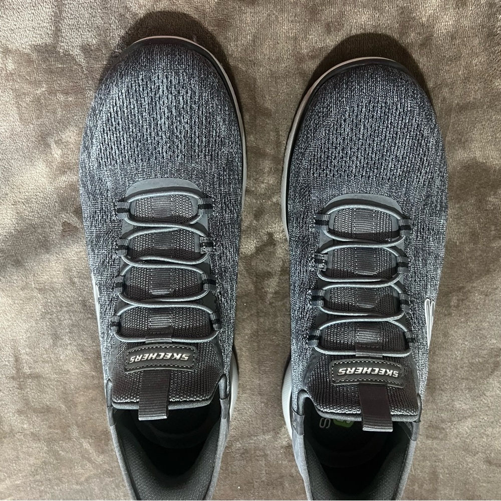 Skechers Men's Dark Gray Athletic Sneakers - Picture 5 of 6
